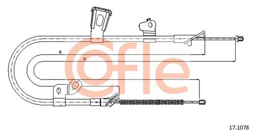 Cofle handbremsseil hinten - cofle,